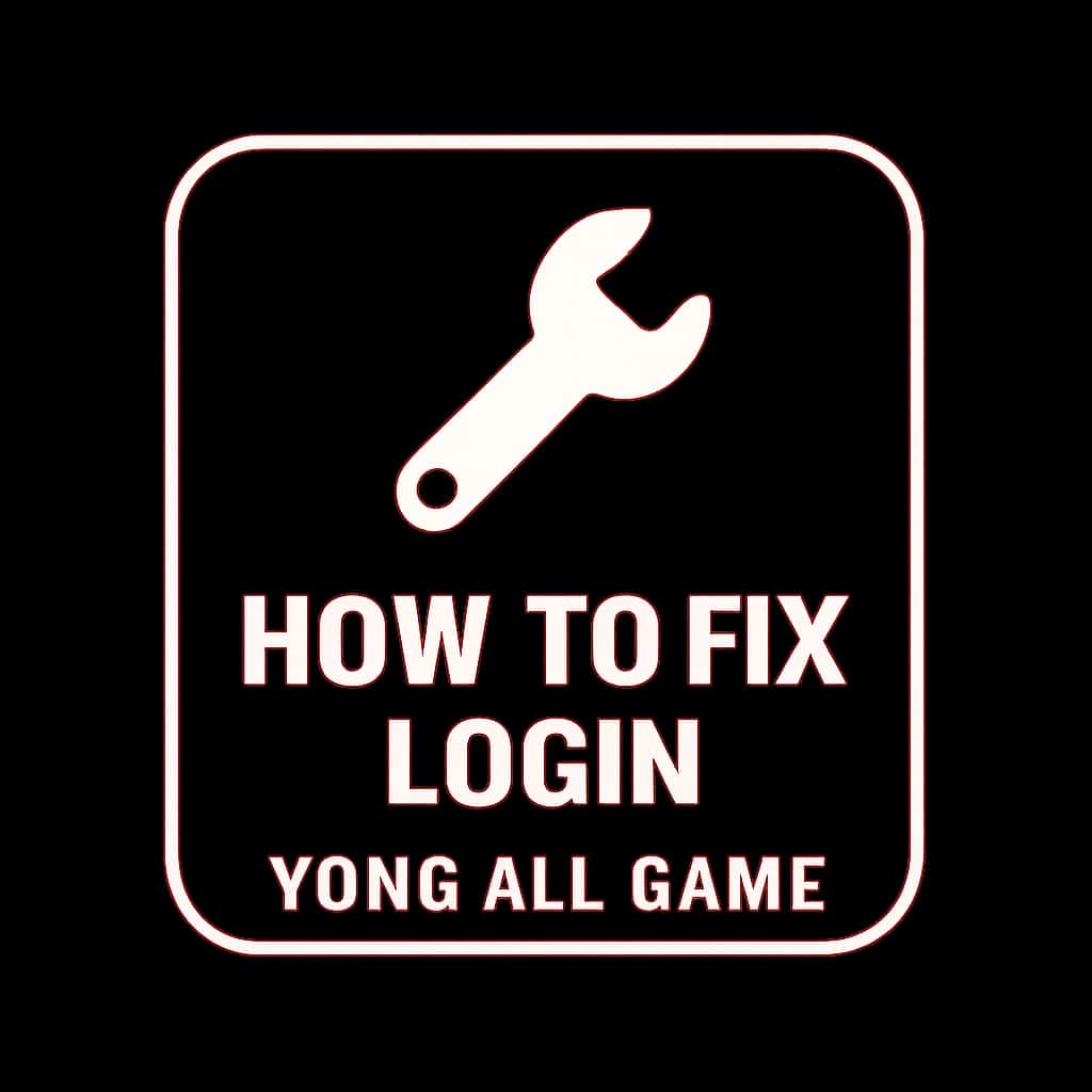 A minimalist badge design for Yono All Game login assistance.
