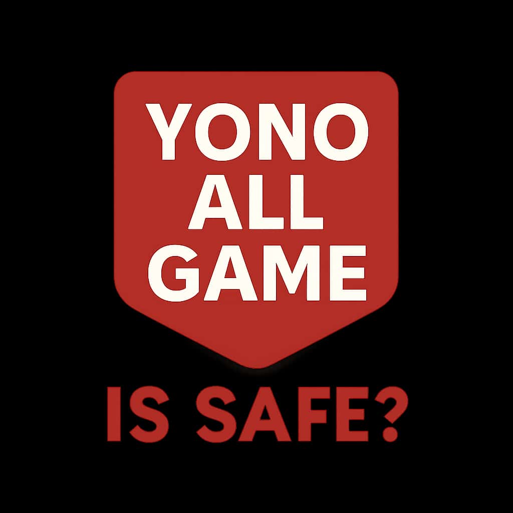 A badge indicating the safety of Yono All Game.