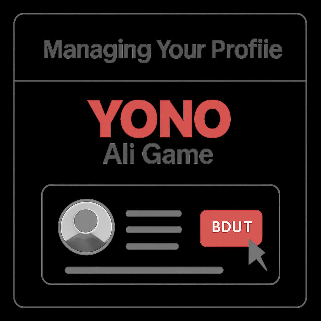 An educational diagram about managing Yono All Game profiles.