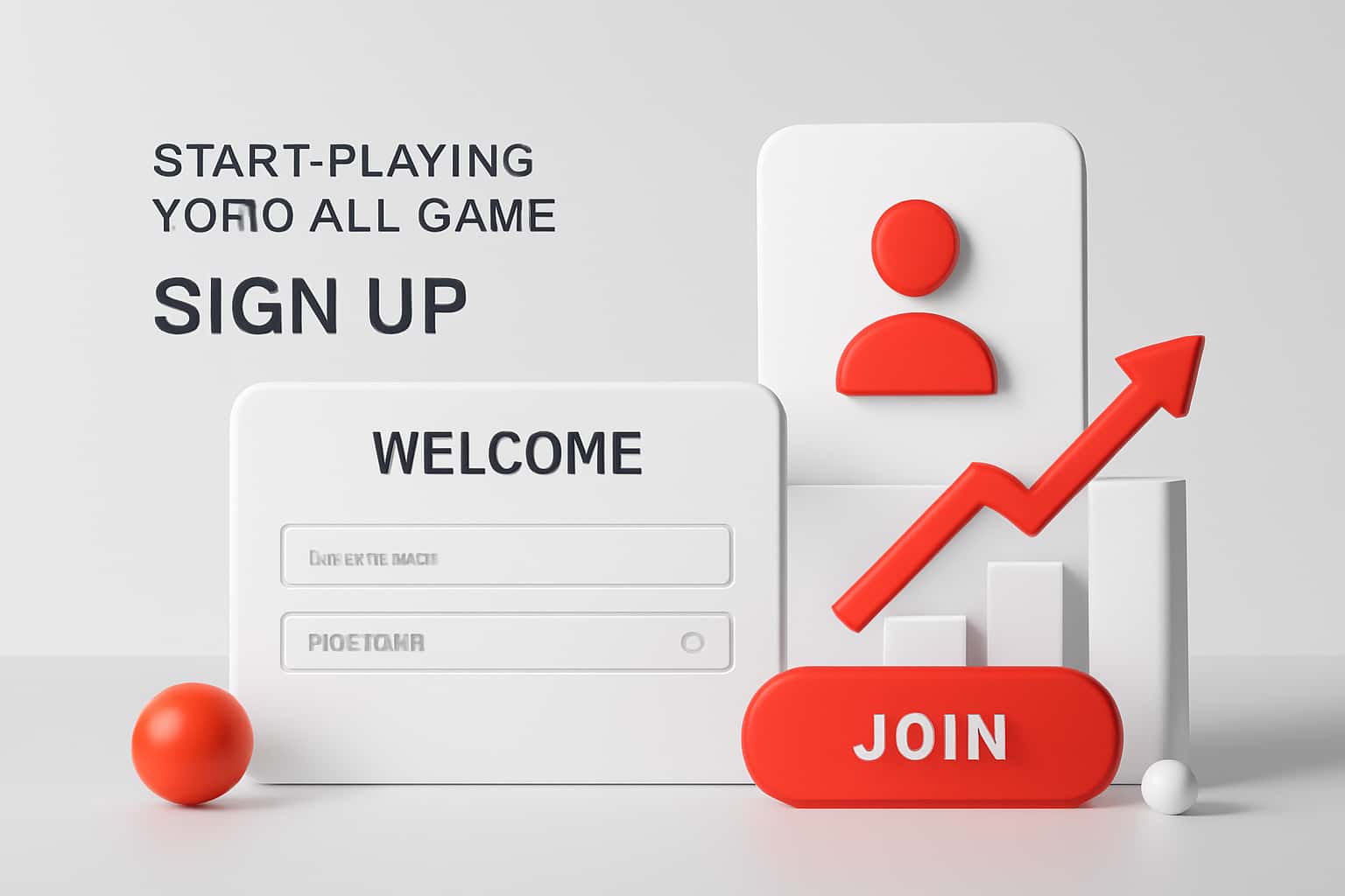 Start Playing Yono All Game - Sign Up Interface