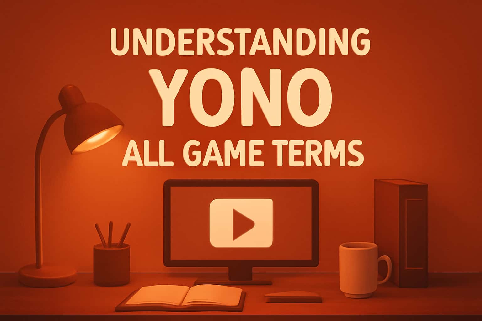 A futuristic scene illustrating the concept of Yono All Game terms.