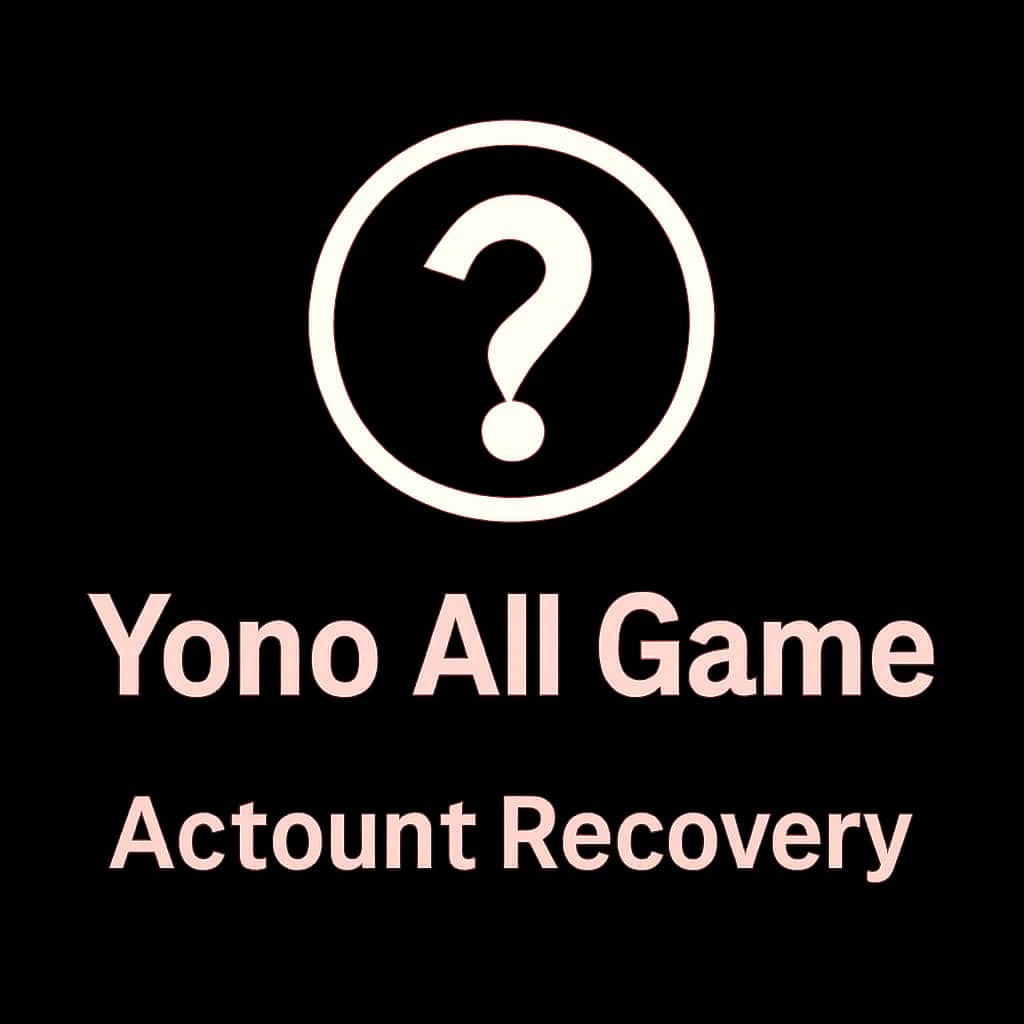 A badge symbolizing Yono All Game Account Recovery assistance.