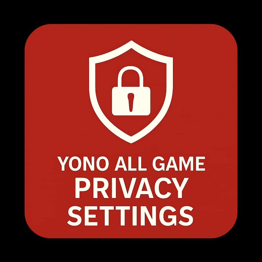 A simple icon representing Yono All Game Privacy Settings, designed in a professional style.