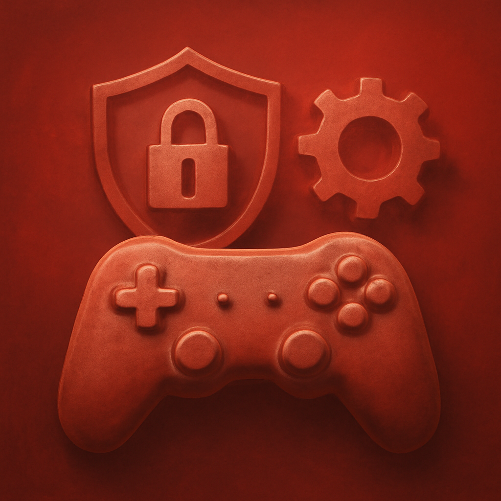 Icon representing Yono All Game Security Tips in a professional style.