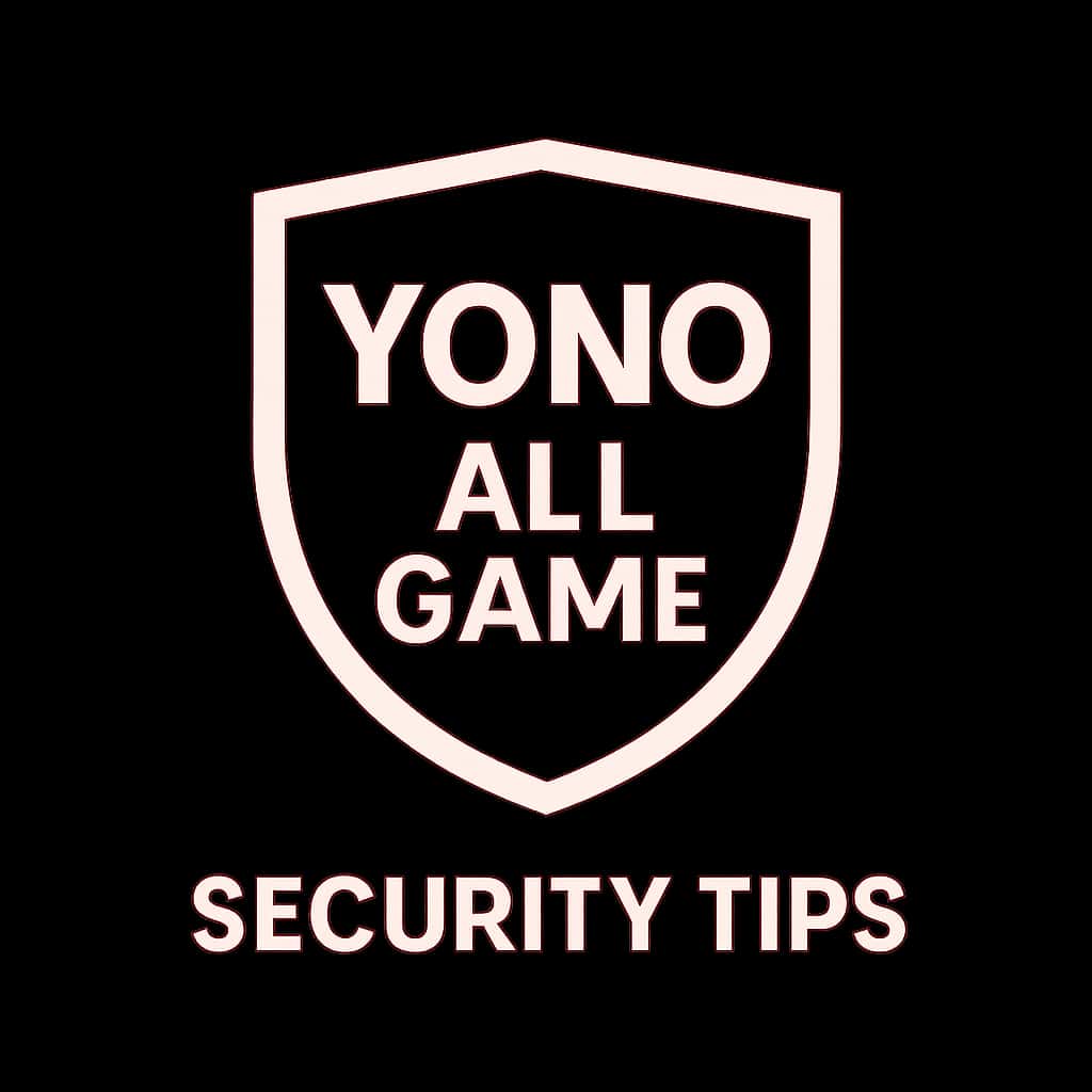 Icon representing Yono All Game Security Tips in a professional style.