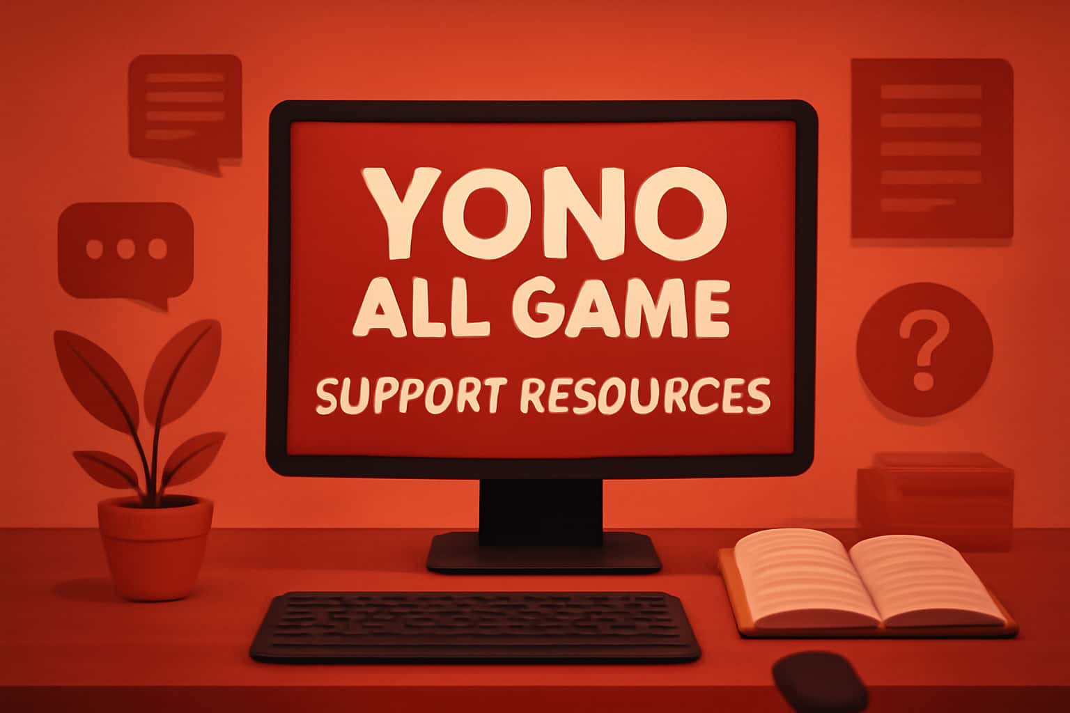 An informative visual representation of Yono All Game Support Resources.